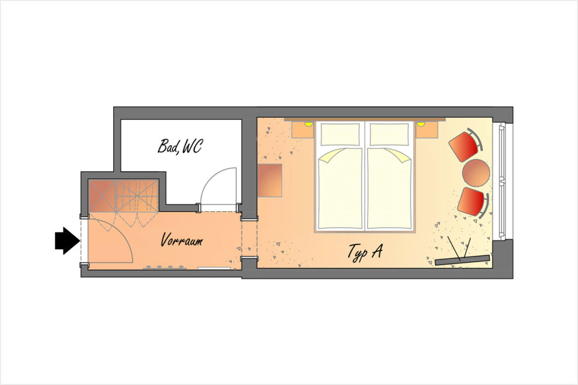 Doppelzimmer Typ A - Hotel DER SAILER in Obertauern