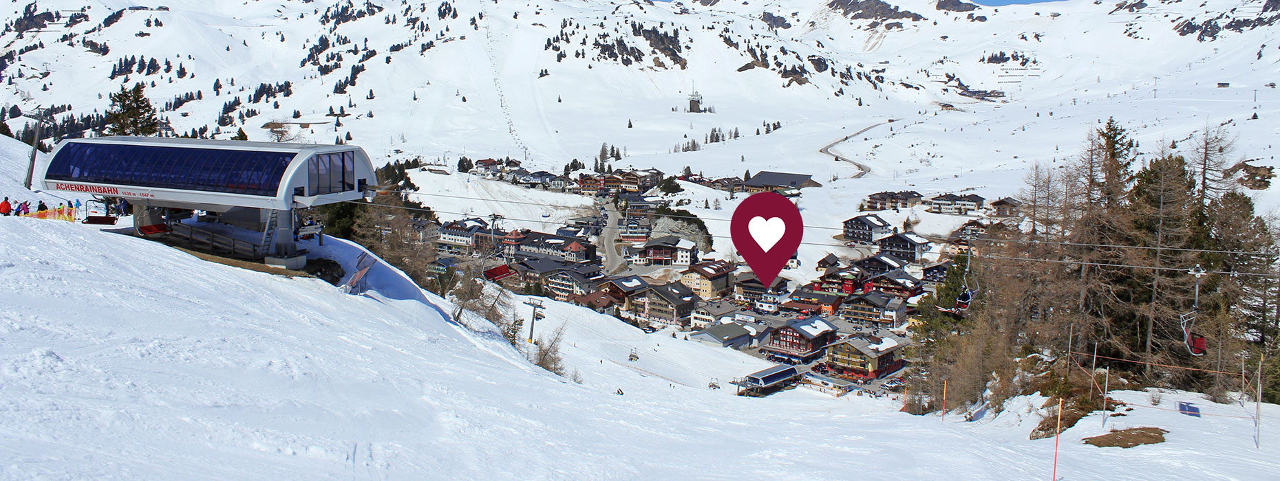 Hotel DER SAILER - Lage in Obertauern